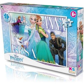 KS Puzzle FRZ714 Frozen 100 Parça Çocuk Puzzle