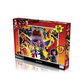 KS Puzzle Games 200 Parça Incredibles Puzzle