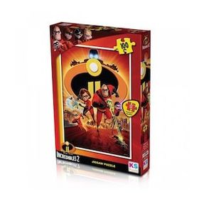 KS Puzzle INC714 Incredibles / 100 Parça Puzzle