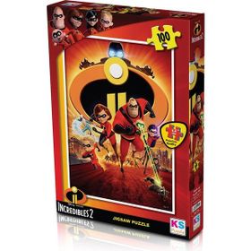 KS Puzzle INC714 Incredibles / 100 Parça Puzzle