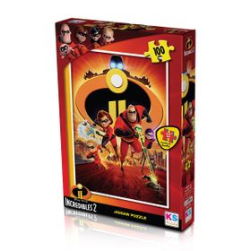 KS Puzzle INC714 Incredibles / 100 Parça Puzzle