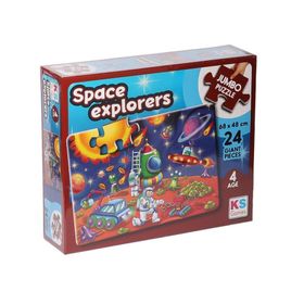 KS Puzzle JP 31011 Space Explorers Jumbo 24 Parça Puzzle