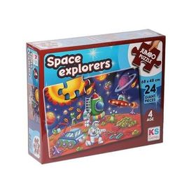 KS Puzzle JP 31011 Space Explorers Jumbo 24 Parça Puzzle