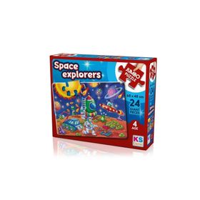 KS Puzzle JP 31011 Space Explorers Jumbo 24 Parça Puzzle