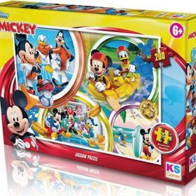 KS Puzzle MCH113 Mickey Mouse 200 Parça Puzzle