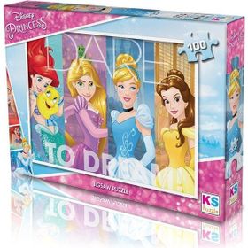 KS Puzzle PR714 Disney Princess / 100 Parça Puzzle