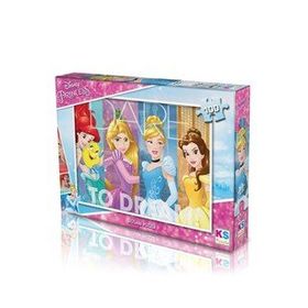 KS Puzzle PR714 Disney Princess / 100 Parça Puzzle