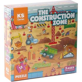 KS Puzzle PRS 32704 The Construction Pre School Puzzle