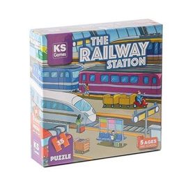 KS Puzzle PRS 32712 The Railway Station Pre School Puzzle