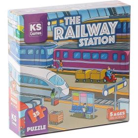 KS Puzzle PRS 32712 The Railway Station Pre School Puzzle