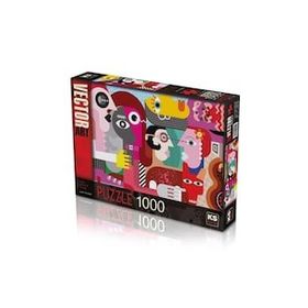 KS Puzzle Strange People and Dirty Dog 1000 Parça Puzzle
