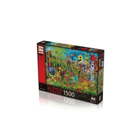 KS Puzzle Yaz Bahçesi Aimee Stewart 1500 Parça Puzzle