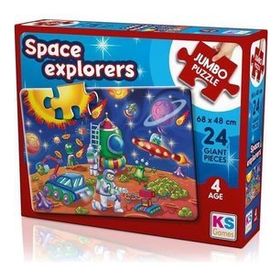 KS Space Explorers Jumbo 4 Yaş Puzzle