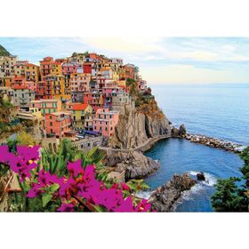 KS Village Of Manarola Cinque Terre İtaly 1000 Parça Puzzle
