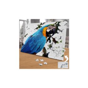 KS000797 Renkli Tüylü Sevimli Papağan 240 Parça Puzzle Yapboz