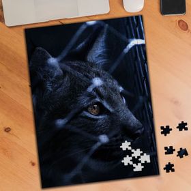 KS000943 Barınakta Yabani Vahşi Hayvan 240 Parça Puzzle Yapboz
