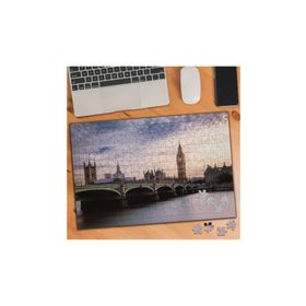 KS001023 Demir Köprü ve Saat Kulesi 240 Parça Puzzle Yapboz