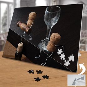 KS699255 Şarap Mantarları Ve Tirbuşon 240 Parça Puzzle Yapboz
