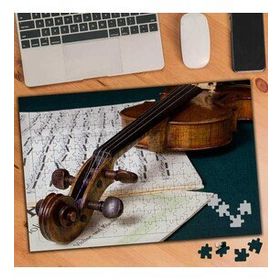 KS699257 Nota Kağıtları ve Keman 240 Parça Puzzle Yapboz
