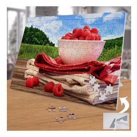 KS699283 Doğal Ortamda Meyve Dolu Tabak 240 Parça Puzzle Yapboz