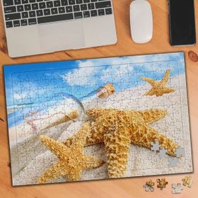KS699296 Kum Tanecikleri Deniz Yıldızları 240 Parça Puzzle Yapboz