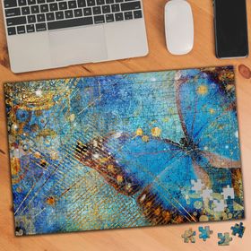 KS69931 Desenli Kelebek Sanatsal Çalışma 240 Parça Puzzle Yapboz