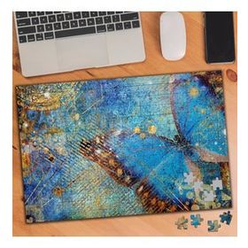 KS69931 Desenli Kelebek Sanatsal Çalışma 240 Parça Puzzle Yapboz