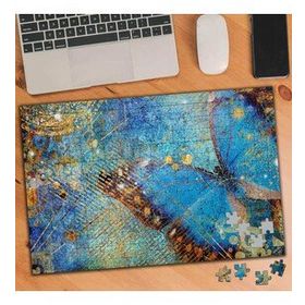 KS69931 Desenli Kelebek Sanatsal Çalışma 240 Parça Puzzle Yapboz