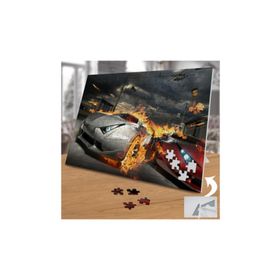 KS699319 Hızla Çarpışan Lüks Arabalar 240 Parça Puzzle Yapboz