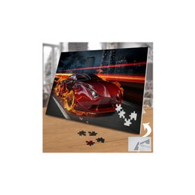 KS699335 Alevli Lüks Hızlı Araba 240 Parça Puzzle Yapboz