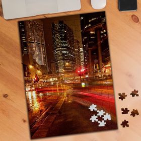 KS699406 Islak Şehir Manzarası 240 Parça Puzzle Yapboz