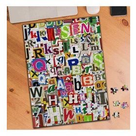 KS699442 Renkli Harfler Kolyajı 240 Parça Puzzle Yapboz