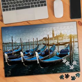 KS699475 Deniz Kıyısında Gondollar 240 Parça Puzzle Yapboz