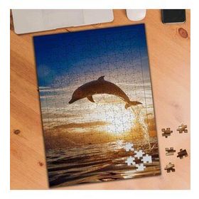 KS699479 Denizdeki Sevimli Yunus Balığı 240 Parça Puzzle Yapboz
