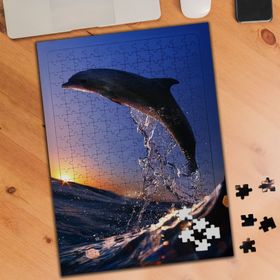 KS699480 Sevimli Yunus Balığı 240 Parça Puzzle Yapboz