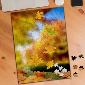 KS699515 Sonbaharda Sararmış Yapraklar 240 Parça Puzzle Yapboz