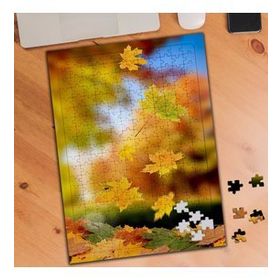KS699515 Sonbaharda Sararmış Yapraklar 240 Parça Puzzle Yapboz