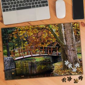 KS70103 Tahta Köprü Gölet Manzarası 240 Parça Puzzle Yapboz