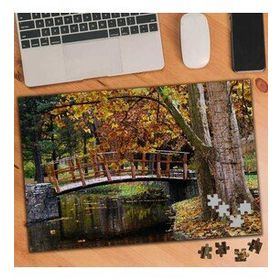 KS70103 Tahta Köprü Gölet Manzarası 240 Parça Puzzle Yapboz