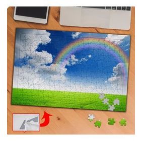 KS70117 Gökyüzündeki Gökkuşağı Manzarası 240 Parça Puzzle Yapboz