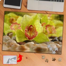 KS70130 Narin Tropikal Çiçek Fotoğrafı 240 Parça Puzzle Yapboz