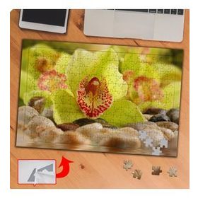 KS70130 Narin Tropikal Çiçek Fotoğrafı 240 Parça Puzzle Yapboz