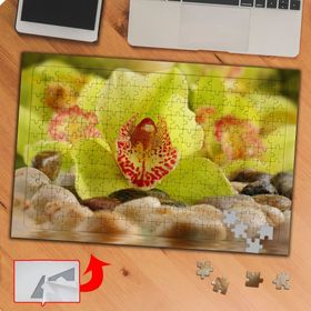 KS70130 Narin Tropikal Çiçek Fotoğrafı 240 Parça Puzzle Yapboz