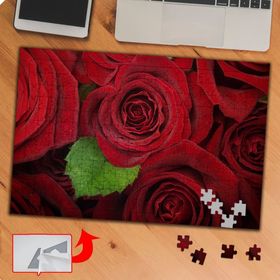 KS70132 Kırmızı Güller Hoş Çiçekler 240 Parça Puzzle Yapboz