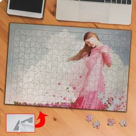 KS70144 Gülümseyen Mutlu Kız Çocuğu 240 Parça Puzzle Yapboz