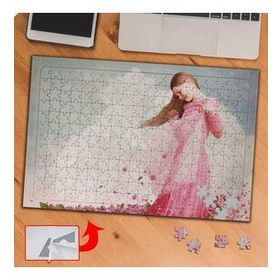 KS70144 Gülümseyen Mutlu Kız Çocuğu 240 Parça Puzzle Yapboz