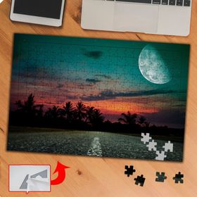 KS70149 Gün Batımında Ay Manzarası 240 Parça Puzzle Yapboz