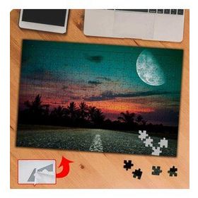 KS70149 Gün Batımında Ay Manzarası 240 Parça Puzzle Yapboz