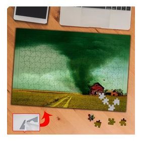 KS70181 Tahta Evi Parçalayan Hortum 240 Parça Puzzle Yapboz