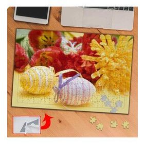 KS70205 Paskalya Yumurtası ve Çiçekler 240 Parça Puzzle Yapboz